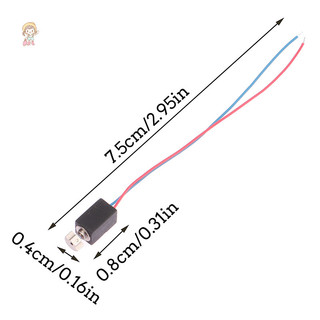 TWE 5 Cái 4mm * 8mm 0408 Động cơ rung siêu nhỏ 3V Động cơ không lõi cốc rỗng VN