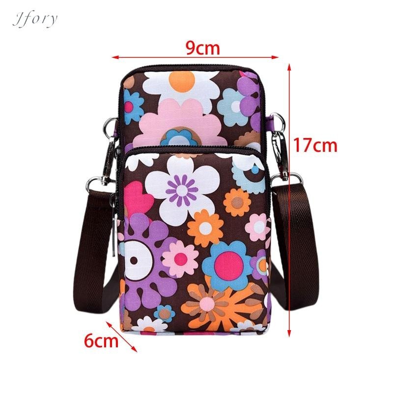 Túi đựng điện thoại di động Mini Jfory, Hộp đựng dây đeo vai có thể điều chỉnh đa năng, Ví đựng tiền, Ví đựng túi đeo vai để mua sắm cho nữ