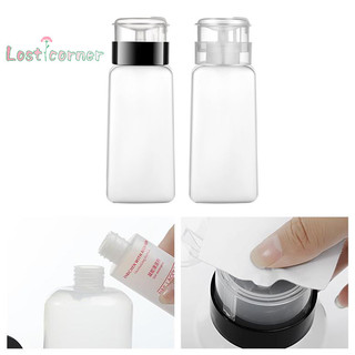 [Lostcorner] 60 / 150 / 180 / 250ml Hộp đựng máy bơm rỗng dạng lỏng UV Gel Ba Lan Nail Art Ba Lan Chai sạch Chất tẩy rửa Ba Lan [Mới]