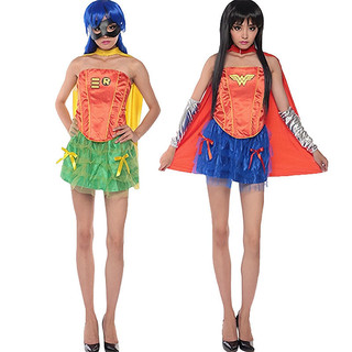 Siêu Anh Hùng Wonder Người Phụ Nữ Trang Phục Halloween Người Lớn Hai Chiều Nữ