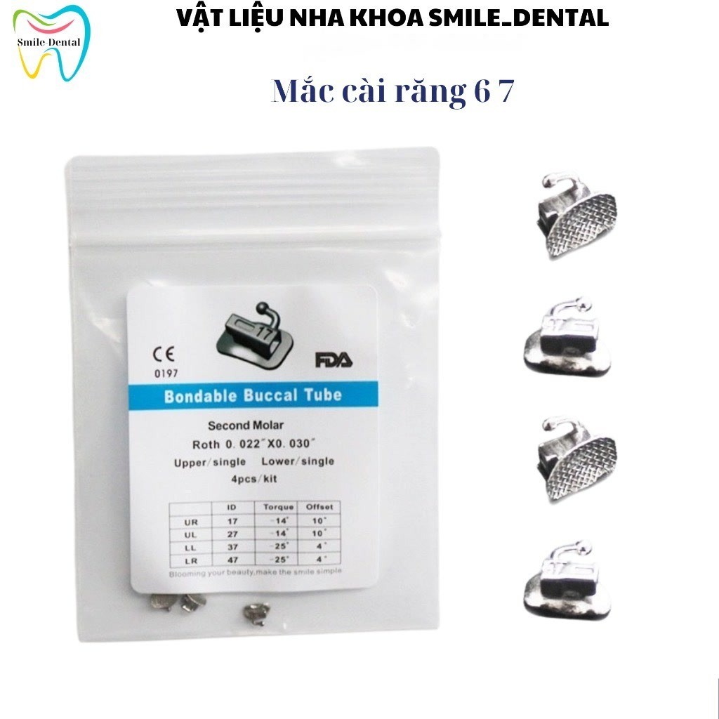 Mắc cài răng 6 - Mắc cài răng 7 - Mắc cài chỉnh nha | Shopee Việt Nam