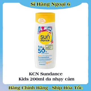 [MẪU MỚI] Kem chống nắng Sundance Kids đi biển, đi bơi chống nước tốt cho mặt và body cho bé của Đức