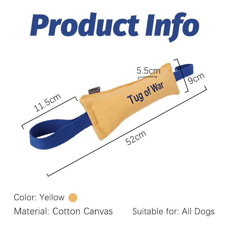 HamshMoc Squeaky Dog Tug Đồ chơi tương tác Thú cưng nhai Đồ chơi chống cắn có tay cầm mềm cho chó nhỏ vừa lớn tập thể dục