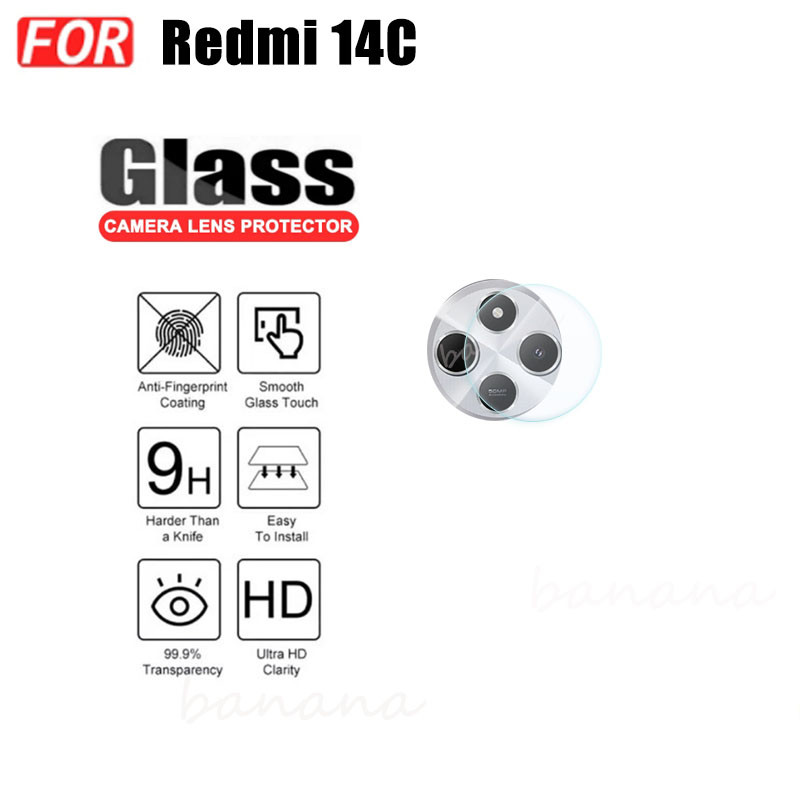 Ốp điện thoại chống sốc 3 trong 1 Redmi 14C 4G cho Redmi14C 14 C Phim mờ gốm + Phim ống kính máy ảnh