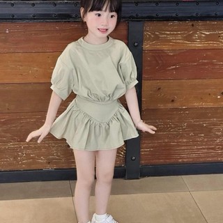 S259-Set áo phối chân váy cho bé gái Size từ 8-30Kg