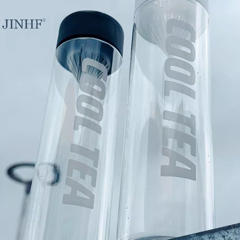 Jinhf Lạnh Pha Trà Nước Lọc Cốc Nước Di Động Cho Thể Thao Ougs Trà Sữa Nước Trái Cây Cốc Uống Nhà Trong Suốt Quà Tặng HOT