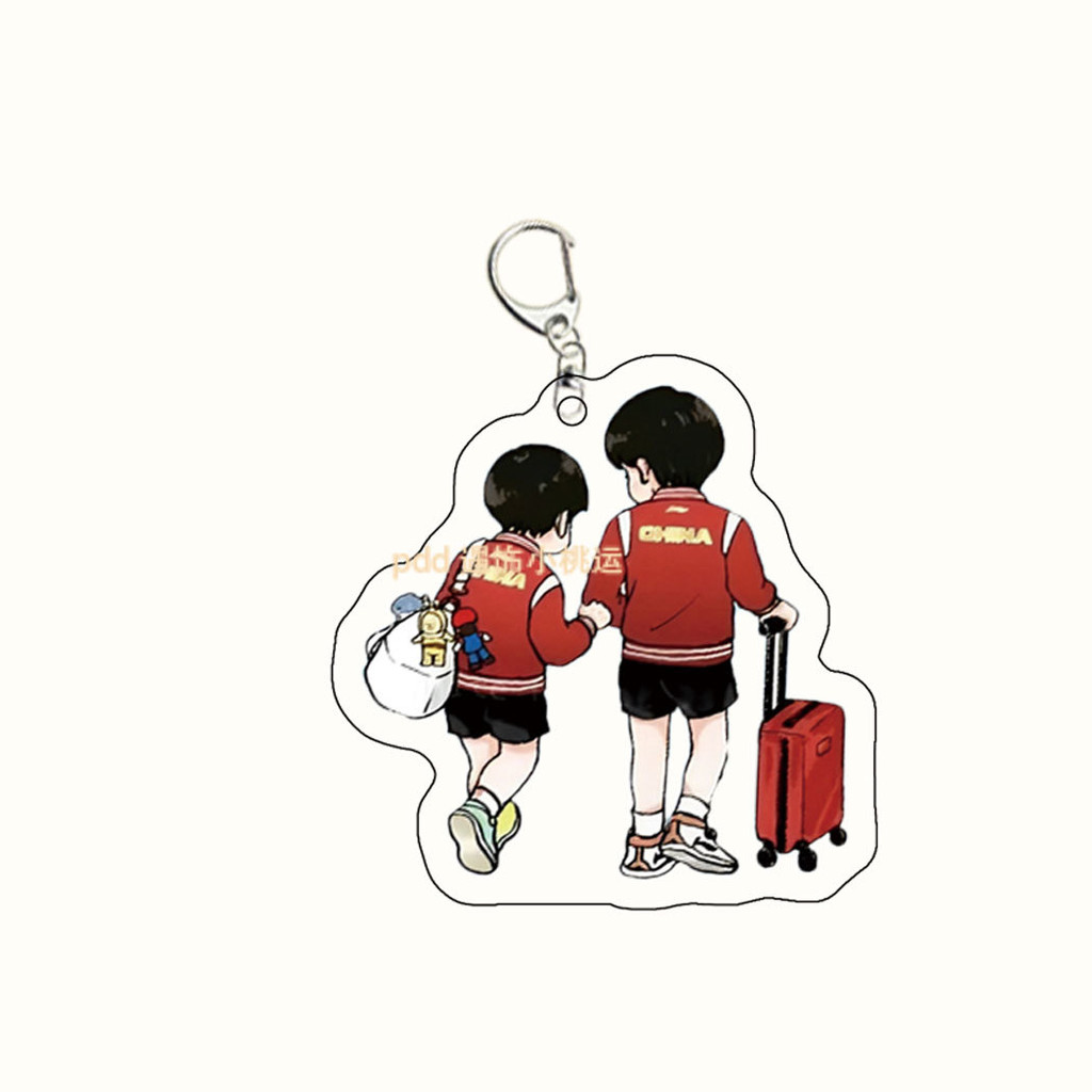 ✨Sản phẩm mới✨Satou Phong Cách Mới Hàng Hóa Acrylic Móc Khóa Mặt Dây Chuyền Có Giá Trị Cao Gửi Bạn Bè Ping Pong CP Sáng Tạo Đứng Tùy Chỉnh✨Sự kiện✨