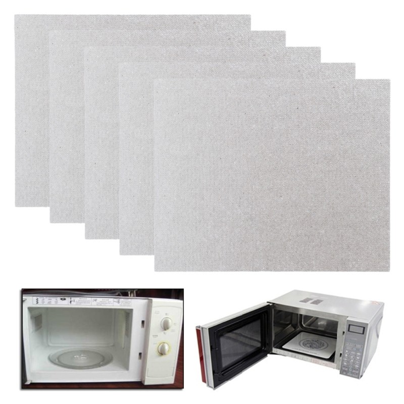 HL 5 Tấm Mica Tấm Lò Vi Sóng Thay Thế Một Phần 120x150mm Đa Năng Cho Midea