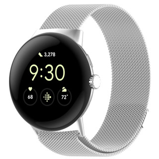 Dây đeo đồng hồ bằng thép không gỉ từ tính cho Google Pixel Watch 3 41 45mm Vòng đeo tay Dây đeo thay thế cho Google Pixel Watch 2 1 Band Phụ kiện