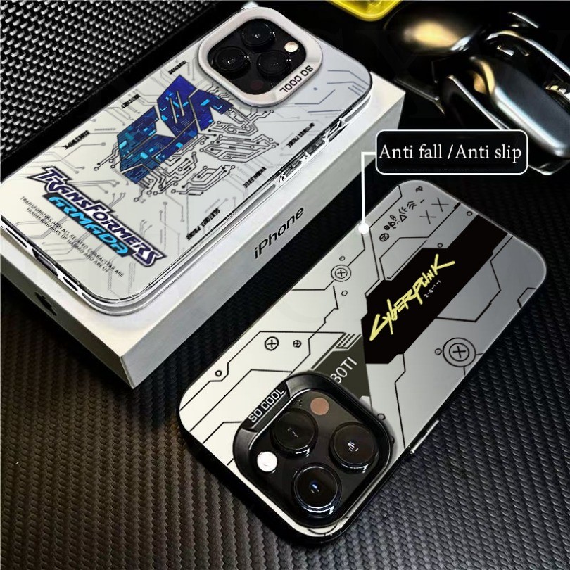 Ốp điện thoại mờ bảng mạch Cyberpunk cho VIVO V30 V29 V27 V25 V23 V20 Pro V29E V25E V23E X100S X100 Ultra X90 X80 X70 Pro Vỏ chống sốc cao cấp