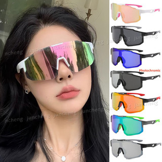 Thời Trang Mới Photochromic Đi Xe Đạp Kính Mát Nam Nữ UV400 Kính Thể Thao Bóng Xe Đạp