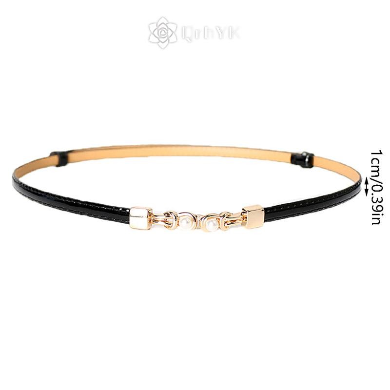 Qrhyk Nữ Thắt Lưng Mỏng Có Thể Điều Chỉnh Cho Nữ Thiết Kế Thời Trang Skinny Áo Khoác Nữ Mới Thắt Lưng