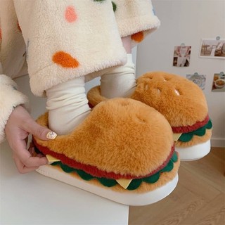 XIXITIAO Dép Cotton Hoạt Hình Dễ Thương Bé Trai Nữ Thu Đông Ấm Áp Nhà Bao Gồm