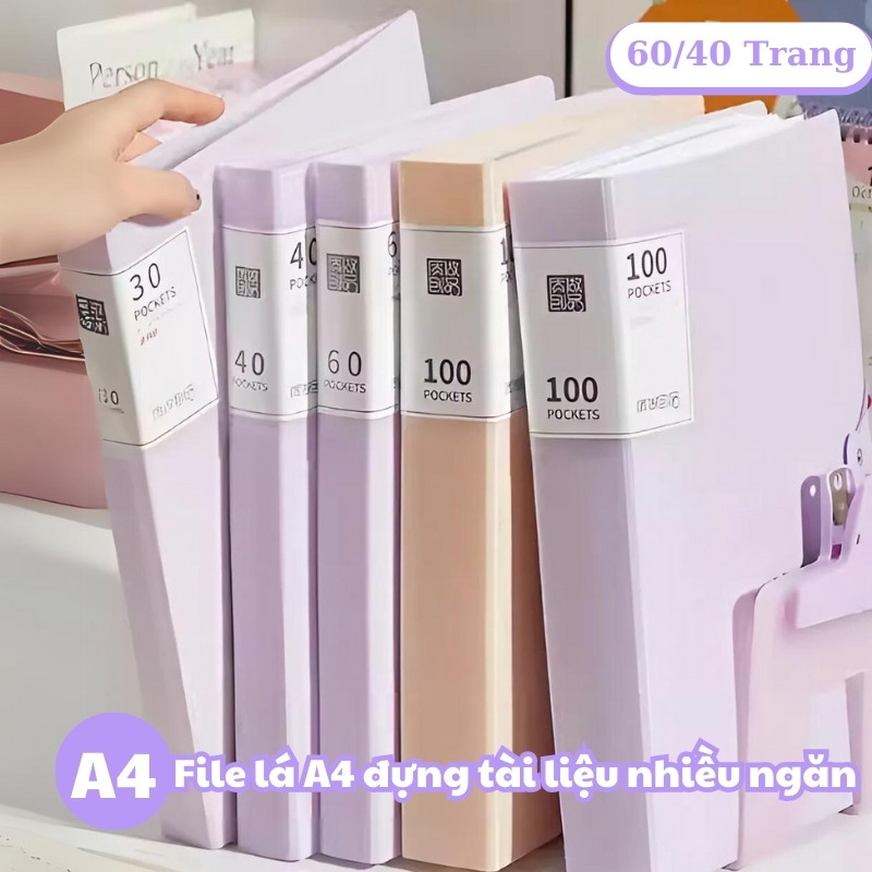 File lá đựng tài liệu A4, túi đựng tài liệu, bìa file lưu trữ giấy tờ ...