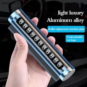 Thẻ đỗ xe tạm thời trên ô tô SRVN Xoay biển số điện thoại Phụ kiện ô tô kiểu dáng ô tô.