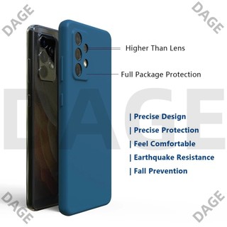 Ốp Lưng Silicon Lỏng Chống Sốc Cho Samsung Galaxy A25 5G A15 A55 A35 A54 A24 4G A34 A14 A53 A23 A13 A33 A73 A52s A52 A32 A22 A12 A71 A51 A50 A50s Vỏ TPU DAGE Mềm