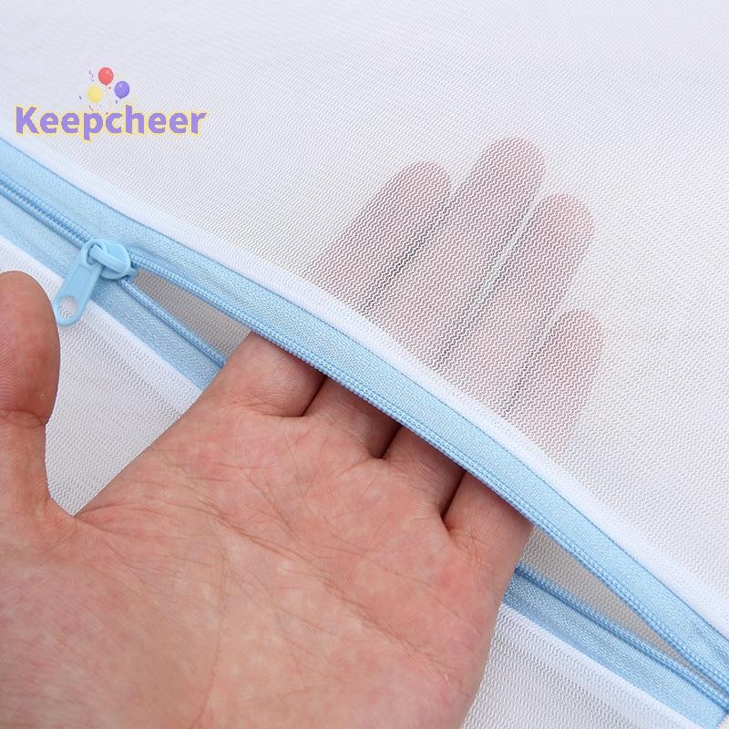 [Keepcheer] Túi giặt lưới mịn Máy giặt Giỏ đựng đồ giặt bẩn Giày du lịch Túi lưới Người phụ nữ Áo ngực sắp xếp quần áo [Mới]