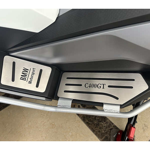 Thích hợp cho BMW C400GT sửa đổi bàn đạp chân xe máy C400X sửa đổi bàn đạp chân bằng thép không gỉ chải