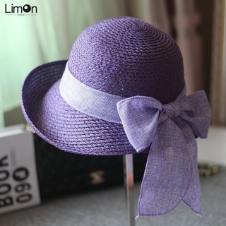 Mũ mũ rơm đi biển mùa hè cho nữ Mũ thường ngày chống nắng có thể gập lại