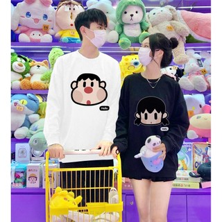 Thu Đông 2025 plus Lông Cừu Dày Cặp Đôi Dài Tay Áo hoodie Nữ Instagram Triều Mặc Áo Len Nam