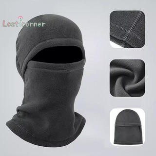 [Lostcorner] Mặt nạ toàn mặt lông cừu mùa đông Balaclava Trượt tuyết nhiệt Khăn quàng cổ Mũ bảo hiểm thể thao Đi xe đạp Đi bộ đường dài Chạy bộ cổ ấm hơn Nam Nữ [Mới]