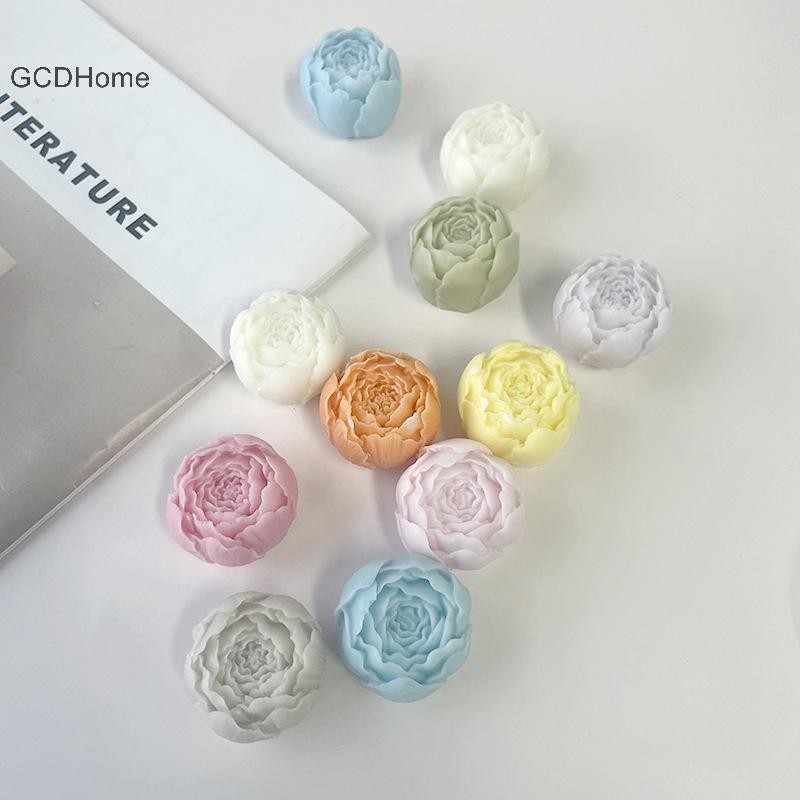 Gcdhome 3D Hoa Hồng Khuôn Silicon Hoa Mẫu Đơn Khuôn Thạch Cao Xà Phòng Nhựa Sinh Nhật Đám Cưới Quà Tặng Trang Trí Nhà HOT