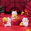 4 Cái Trang Trí May Mắn Hoạt Hình Fortune Mèo Con Hình Micro Phong Cảnh Nội Thất Ô Tô Trang Trí Máy Tính Để Bàn Nhà BVAH