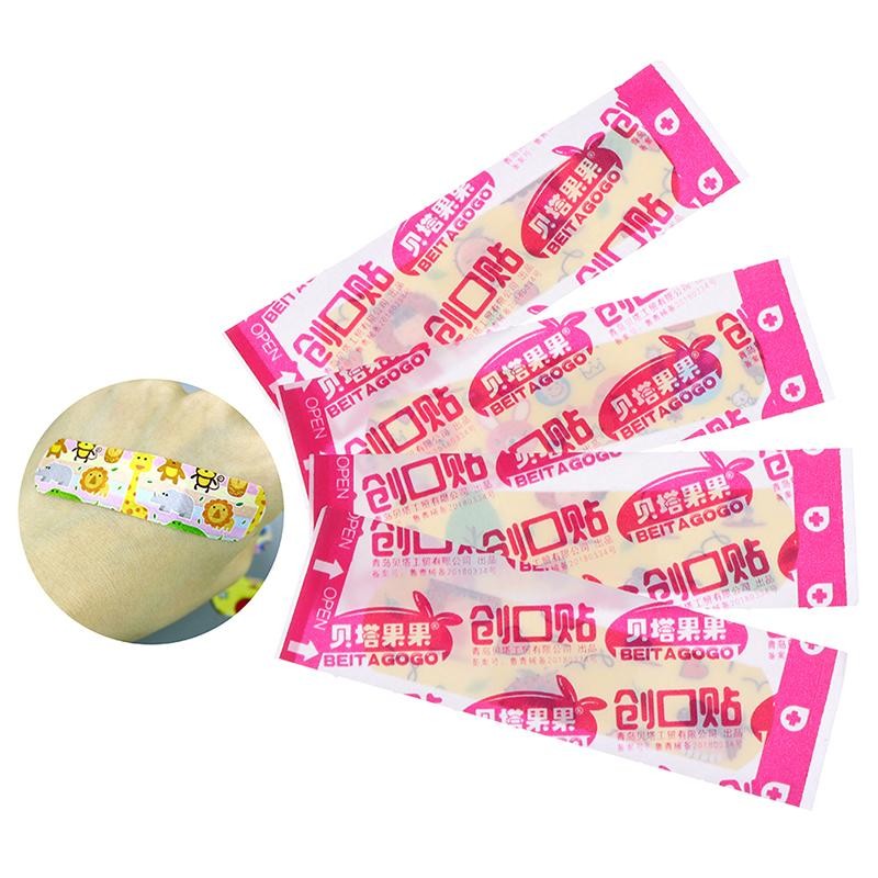 Tmoy 120 Cái Keo dán hoạt hình chống thấm nước Thạch cao vết thương thoáng khí cho trẻ em TCVN