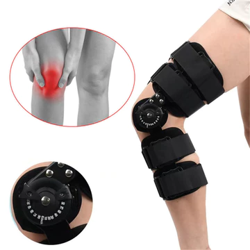 Hỗ trợ nẹp chân đầu gối có bản lề y tế dành cho trẻ em có thể điều chỉnh-Dành giảm viêm khớp, đau khớp, rách khớp, Nẹp đầu gối sau Op