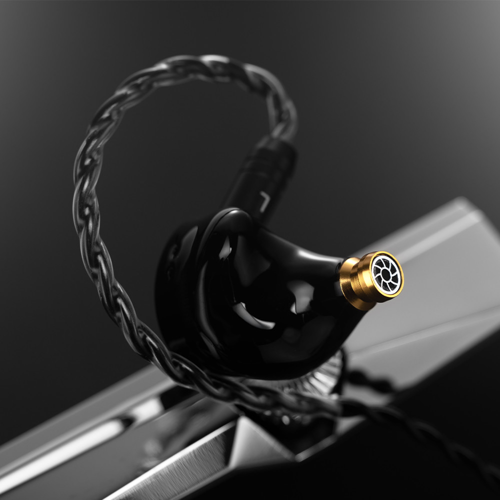 Kinera Celest Wyvern Black Remastered 10mm LCP 2.0 Màng điều khiển năng động tùy chỉnh Tai nghe có cáp MIC Tai nghe