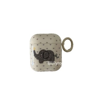 Ốp Tai Nghe IMD Cho AirPods 4 [2024] AirPods Pro2 Pro 3 2 1 Bảo Vệ Tai Nghe Không Dây Sang Trọng Chú Voi Dễ Thương