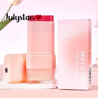 Son má hồng dạng thỏi 6 màu lì TVLV 20g màu nude tự nhiên, không thấm nước, dùng được nhiều lần, dạng kem má hồng Sweat Rouge ღ Kiểu trang điểm Pink Girl Bling