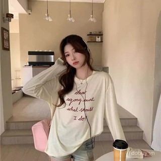 Nữ Mùa Hè 2025 Mới Dài Tay Áo Trắng Rời Thường Ngày Ngọt Ngào Chống Nắng Hàng Đầu