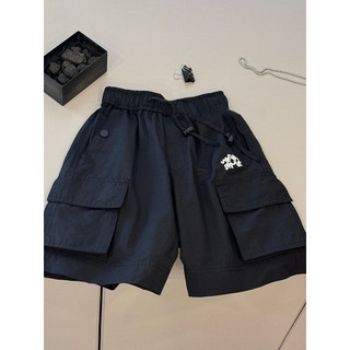 Mùa hè bé trai màu đen giản dị quần short