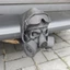 YRBWD Tow Bar Ball Cover, In Chống gỉ Trailer Móc Bao, Ngộ nghĩnh Khí Chống Bụi Thép Mũ Bảo Hiểm Trailer Móc Bóng Bao