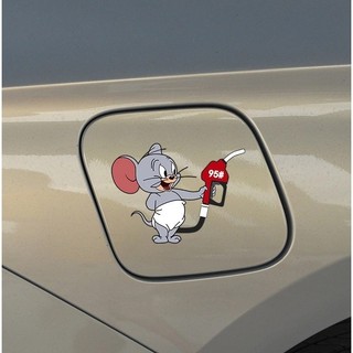 【MOTEX】Decal Dán Xe nắp bình xăng Jerry, decal dán xe chất liệu PVC cao cấp