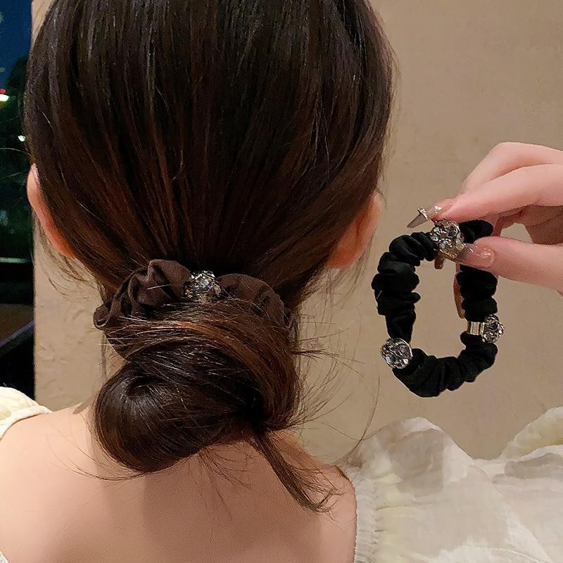 Dây buộc tóc kim cương giả phong cách Hàn Quốc, hợp thời trang