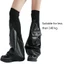 Exhila Gothic Da Chân Ấm Hơn Punk Co Giãn Còng Chân Dài Tất Bông Tai Kẹp Chân Bao