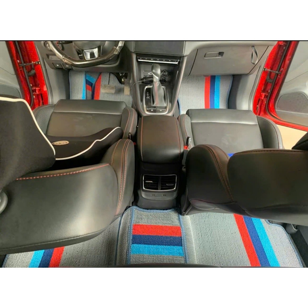Rối lót sàn ô tô sợi cước cắt theo phom-Toyota Wigo, Yaris, Raize- Cắt may viền theo Form xe