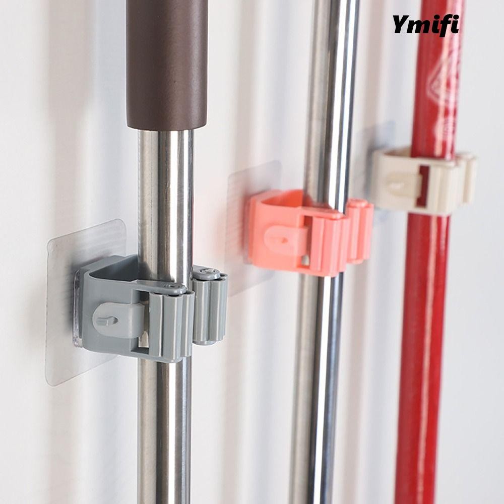 Móc treo đa chức năng YMIFI, Kệ phòng tắm chống đâm Không đục lỗ, Kẹp lau nhà tiện lợi Móc treo tường phòng tắm Phòng tắm nhà bếp