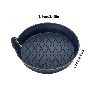 Đế lót ly ô tô bằng silicon có thể tái sử dụng – Thay thế sinh thái cho giá đỡ cốc nhựa (Không mùi & bền)