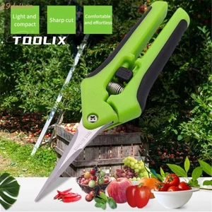 Kéo cắt tỉa vườn tiết kiệm nhân công - Kéo đầu thẳng đa chức năng cho hoa và cành có tay cầm chống trượt
