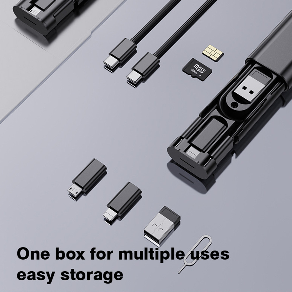 Cáp sạc nhanh 30W USB-C đến 8Pin Ice Crystal Design Dây bện Nylon bền Tương thích với iPhone 4-14 – ảnh mô tả chi tiết 8