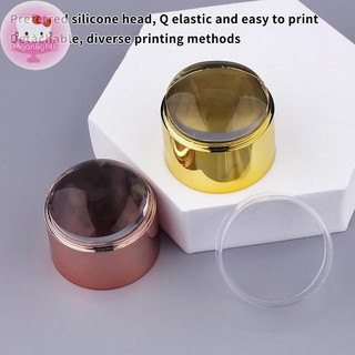 Moonlights Pháp Nail Art Stamper Với Dụng Cụ Cạo Móng Tay Silicon Trong Suốt Khuôn Dập Mẫu Cho DIY Làm Móng Tay EN