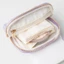 Dụng cụ sắp xếp trang sức CHEESELY, Trang sức du lịch chống ma sát nhiều lớp, Thanh lịch có ngăn Túi đựng đồ trang sức nhỏ cầm tay cho nhẫn, vòng tay và vòng tay