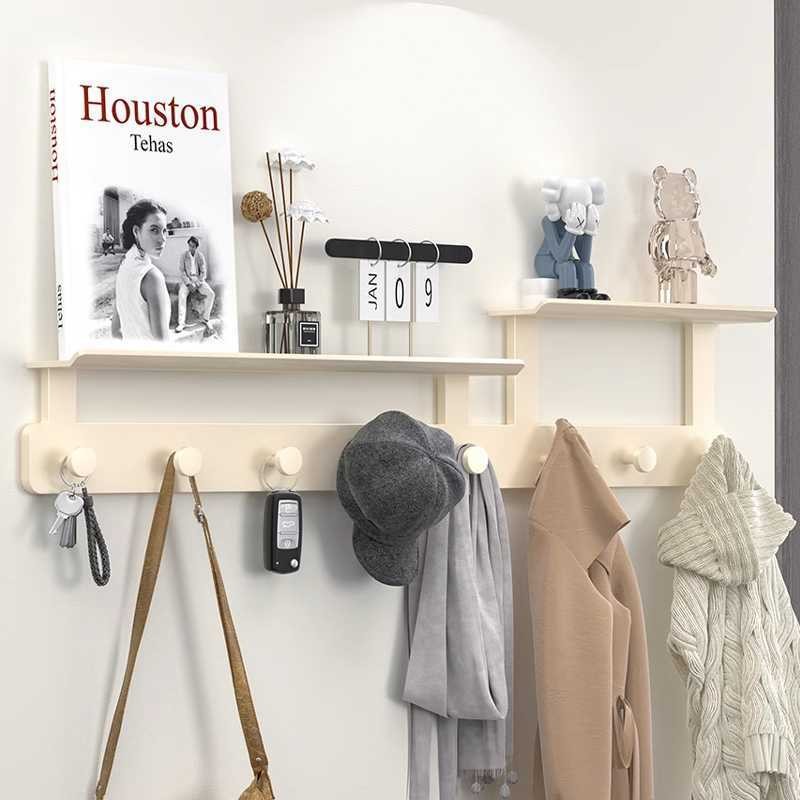 Giá Treo Quần Áo Hành Lang Sáng Tạo, Móc Treo Áo Gia Đình Treo Tường, Móc Không Đục Lỗ, Túi Quần Áo Hàng Móc Giá Để Đồ