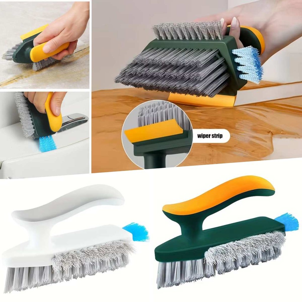 2 Chiếc Crevice Cửa Trượt Theo Dõi Bàn Chải Đa Năng Cầm Tay Công Thái Bàn Chải Cho Tầng Bếp Tủ Lạnh Bồn Rửa Lỗ Thông Hơi Dụng Cụ Vệ Sinh Nhà
