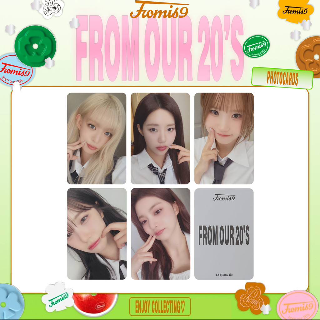 SQ3 5 Cái / bộ Fromis 9 LOMO Card Album Mini Thứ Sáu Từ Bộ Sưu Tập Bưu Thiếp 20 Của Chúng Tôi KPOP Stars Ngoại Vi QS3