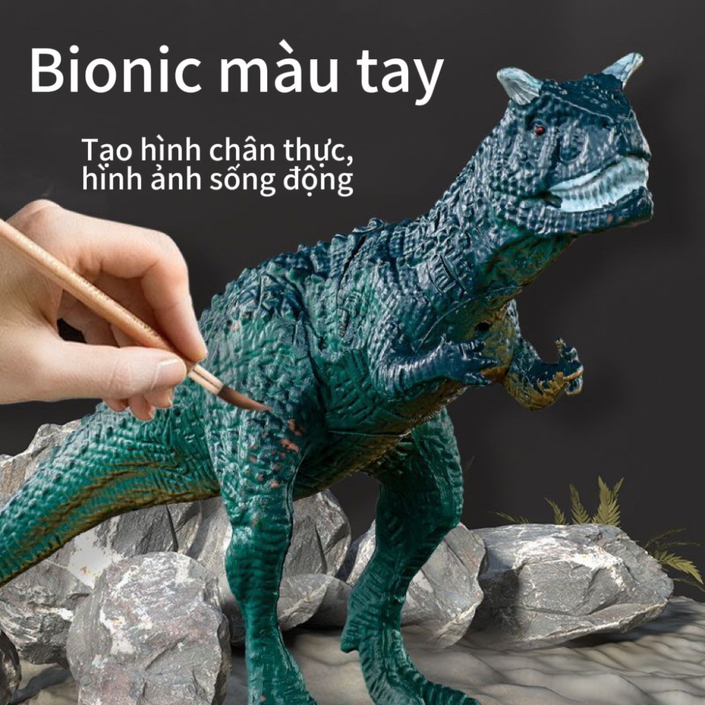 Children's Simulated Animal Model Decoration Boy's Soft Rubber Dinosaur Set Toy
