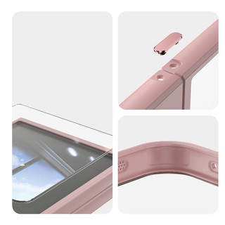 Ốp lưng mỏng chắc chắn Samsung Galaxy Z Flip 7 6 5 Vỏ bảo vệ TPU + PC trong suốt